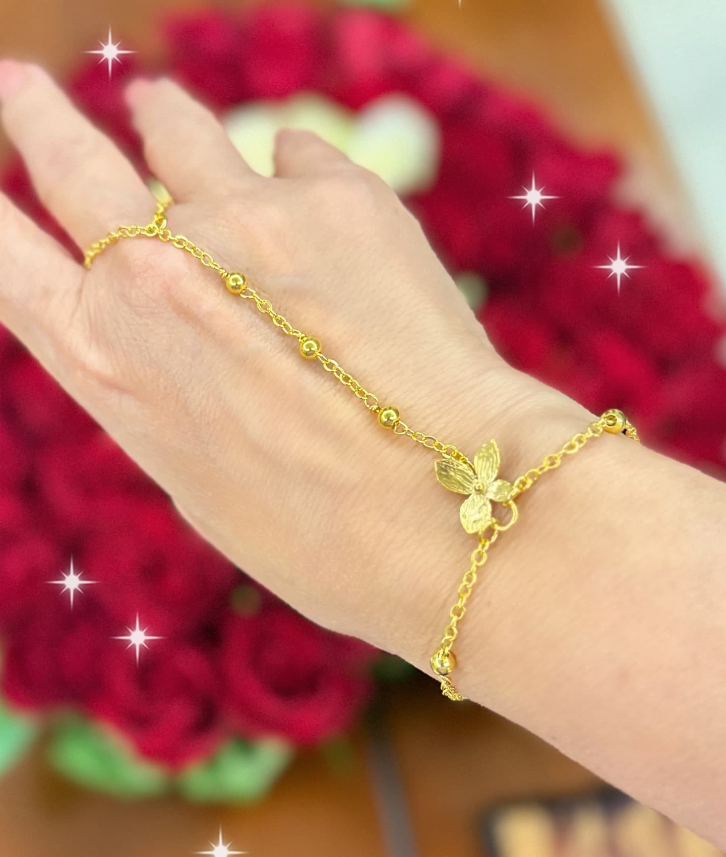 Flower hand-chain bracelet